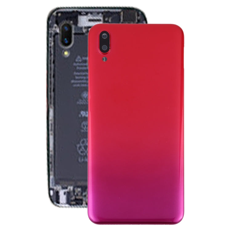 For Vivo Y93 / Y93s Battery Back Cover (Red) - Back Cover by PMC Jewellery | Online Shopping South Africa | PMC Jewellery | Buy Now Pay Later Mobicred