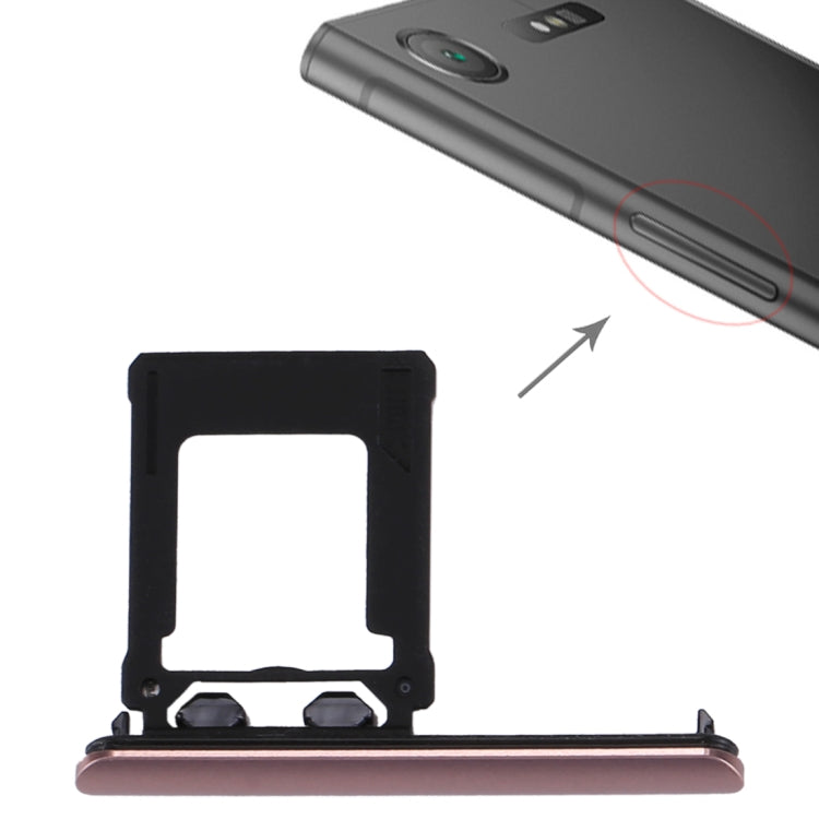 Micro SD Card Tray for Sony Xperia XZ1(Pink) - Card Tray by PMC Jewellery | Online Shopping South Africa | PMC Jewellery | Buy Now Pay Later Mobicred