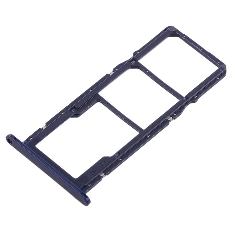SIM Card Tray + Micro SD Card Tray for Huawei Y5 Prime (2018) / Honor Play 7 (Blue) - Card Socket by PMc TechLife | Online Shopping South Africa | PMc TechLife | Buy Now Pay Later Mobicred