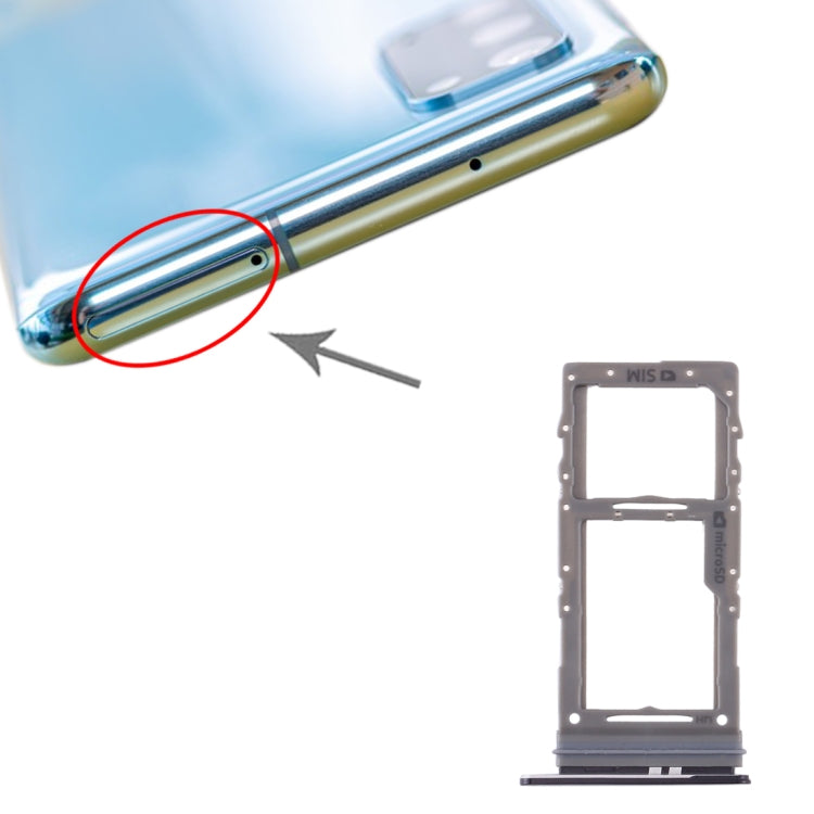 For Samsung Galaxy S20 SIM Card Tray + Micro SD Card Tray (Black) - free shipping - PMc TechLife - Order now!