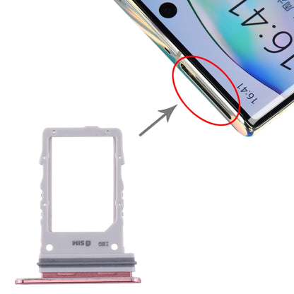 For Samsung Galaxy Note10+ 5G SIM Card Tray (Pink) - Card Socket by PMC Jewellery | Online Shopping South Africa | PMC Jewellery | Buy Now Pay Later Mobicred