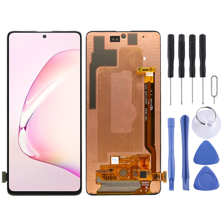 Original Super AMOLED LCD Screen for Galaxy Note10 Lite with Digitizer Full Assembly (Black) - free shipping - PMc TechLife - Order now!