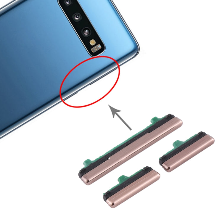 For Samsung Galaxy S10 5G Power Button and Volume Control Button(Gold) - free shipping - PMc TechLife - Order now!