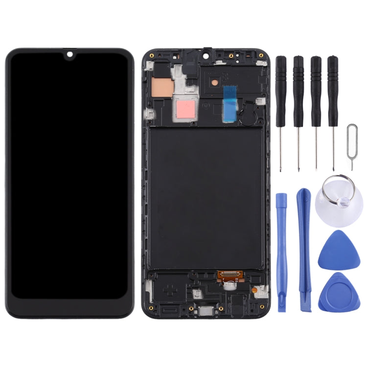 TFT LCD Screen for Samsung Galaxy A30 Digitizer Full Assembly with Frame (Black) - free shipping - PMc TechLife - Order now!
