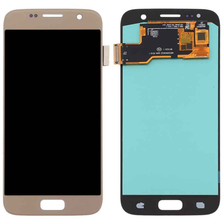 OLED LCD Screen for Samsung Galaxy S7 with Digitizer Full Assembly (Gold) - free shipping - PMc TechLife - Order now!