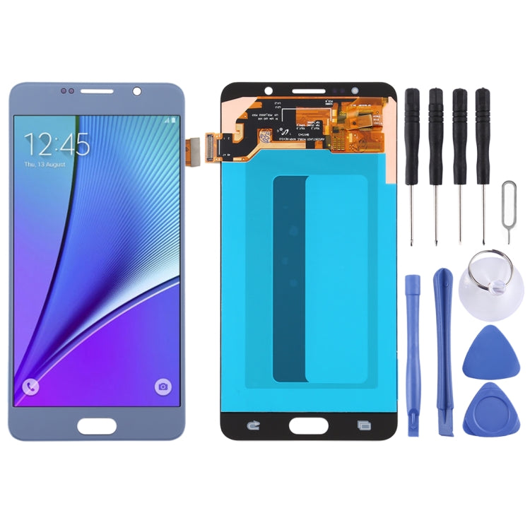 5.5 inch OLED LCD Screen for Samsung Galaxy Note 5 with Digitizer Full Assembly (Baby Blue) - free shipping - PMc TechLife - Order now!