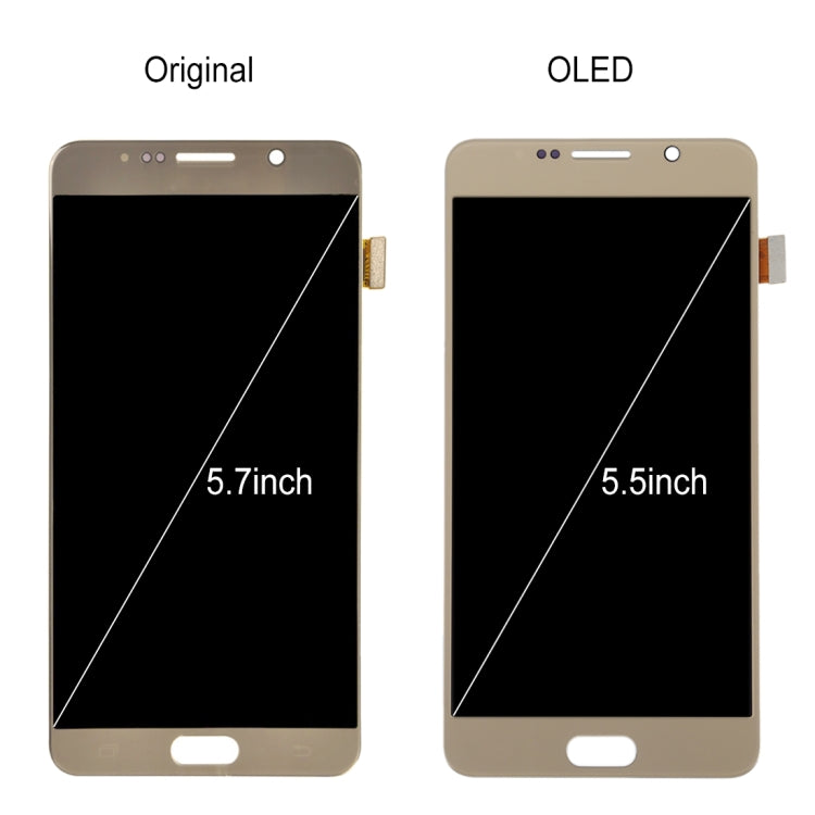 5.5 inch OLED LCD Screen for Samsung Galaxy Note 5 with Digitizer Full Assembly (Baby Blue) - free shipping - PMc TechLife - Order now!