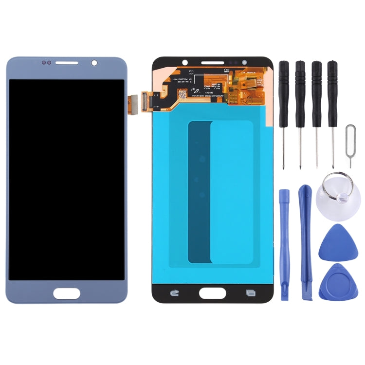 5.5 inch OLED LCD Screen for Samsung Galaxy Note 5 with Digitizer Full Assembly (Baby Blue) - free shipping - PMc TechLife - Order now!