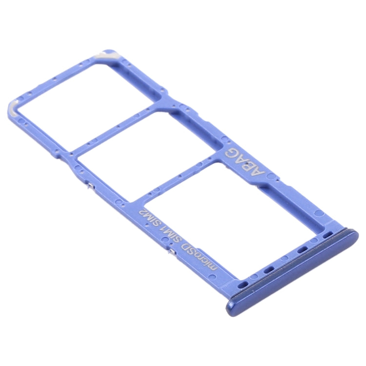 For Samsung Galaxy A21s SIM Card Tray + SIM Card Tray + Micro SD Card Tray (Blue) - free shipping - PMc TechLife - Order now!