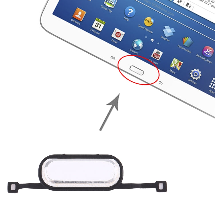 Home Key for Samsung Galaxy Tab 3 10.1 SM-P5200/P5210(White) - free shipping - PMc TechLife - Order now!