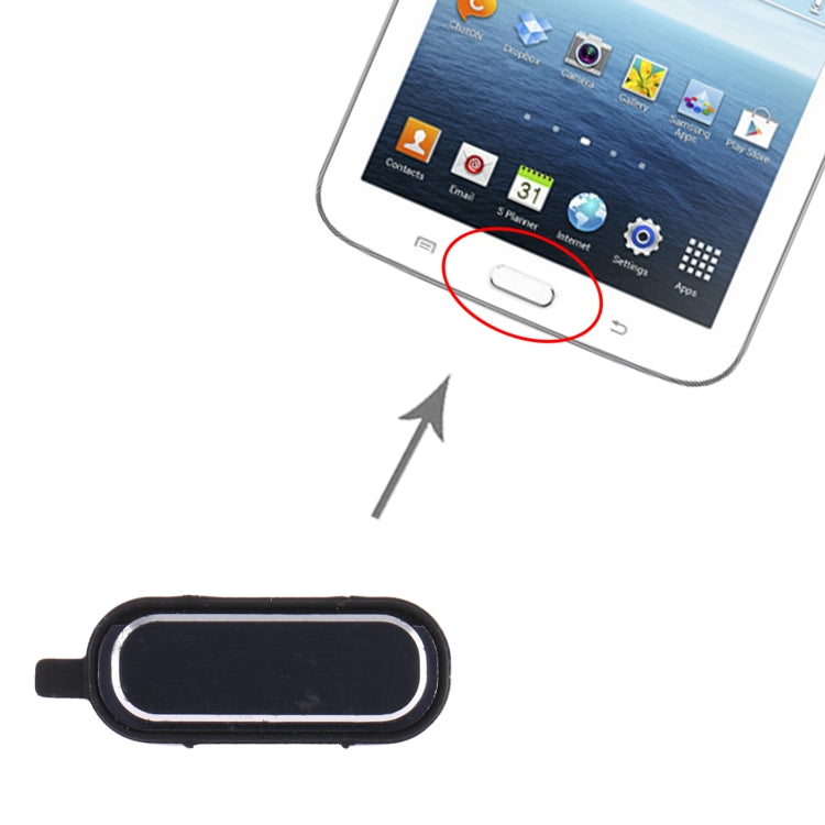 Home Key for Samsung Galaxy Tab 3 7.0 SM-T210/T211/T217(Black) - free shipping - PMc TechLife - Order now!