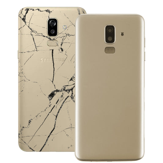 For Galaxy J8 (2018), J810F/DS, J810Y/DS, J810G/DS Back Cover with Side Keys & Camera Lens (Gold) - Back Cover by PMC Jewellery | Online Shopping South Africa | PMC Jewellery | Buy Now Pay Later Mobicred