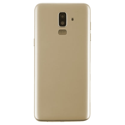 For Galaxy J8 (2018), J810F/DS, J810Y/DS, J810G/DS Back Cover with Side Keys & Camera Lens (Gold) - Back Cover by PMC Jewellery | Online Shopping South Africa | PMC Jewellery | Buy Now Pay Later Mobicred