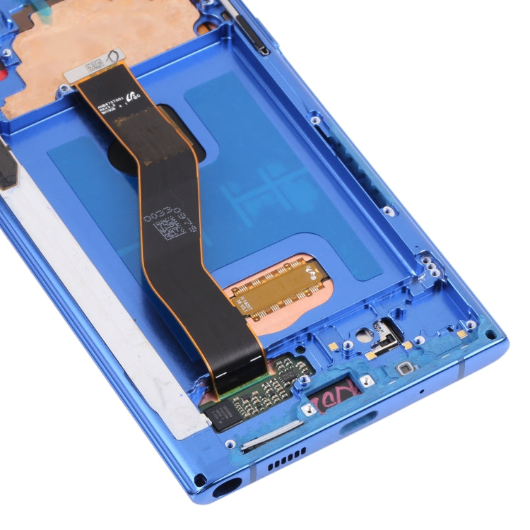 Original LCD Screen for Samsung Galaxy Note10+ 4G/Note10+ 5G SM-N976/N975 Digitizer Full Assembly With Frame (Dark Blue) - free shipping - PMc TechLife - Order now!