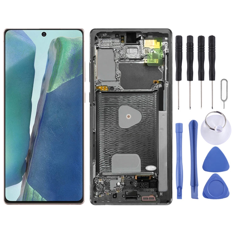 Original LCD Screen for Samsung Galaxy Note20 4G SM-N980 Digitizer Full Assembly With Frame (Gold) - free shipping - PMc TechLife - Order now!