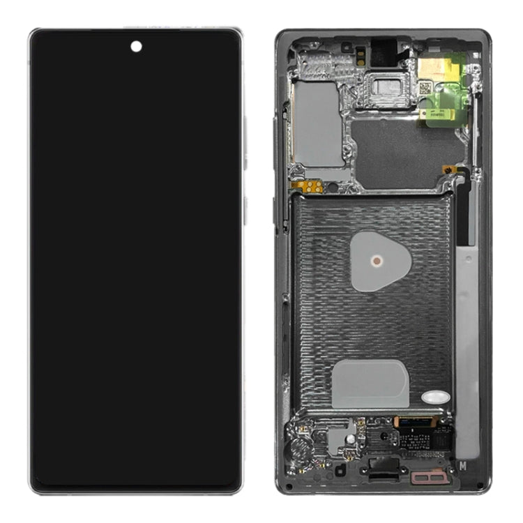 Original LCD Screen for Samsung Galaxy Note20 4G SM-N980 Digitizer Full Assembly With Frame (Silver) - free shipping - PMc TechLife - Order now!
