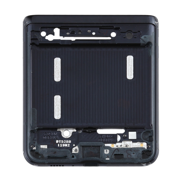 For Samsung Galaxy Z Flip 5G SM-F707  Lower Middle Frame Bezel Plate (Black) - free shipping - PMc TechLife - Order now!