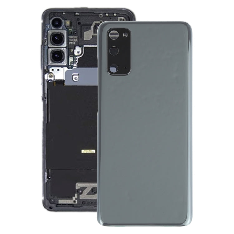 For Samsung Galaxy S20 Battery Back Cover with Camera Lens Cover (Grey) - free shipping - PMc TechLife - Order now!