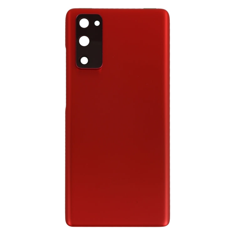 For Samsung Galaxy S20 FE Battery Back Cover with Camera Lens Cover (Red) - free shipping - PMc TechLife - Order now!