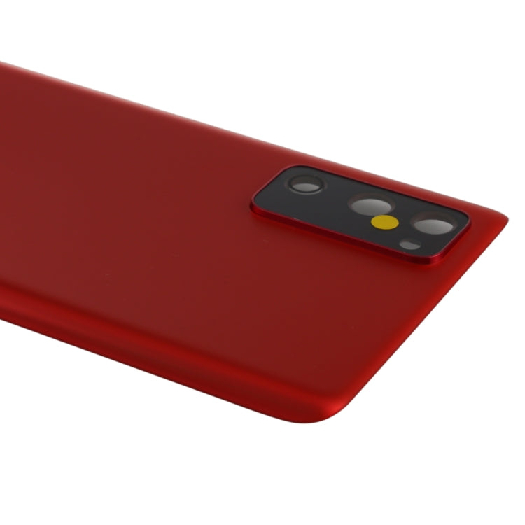 For Samsung Galaxy S20 FE Battery Back Cover with Camera Lens Cover (Red) - free shipping - PMc TechLife - Order now!