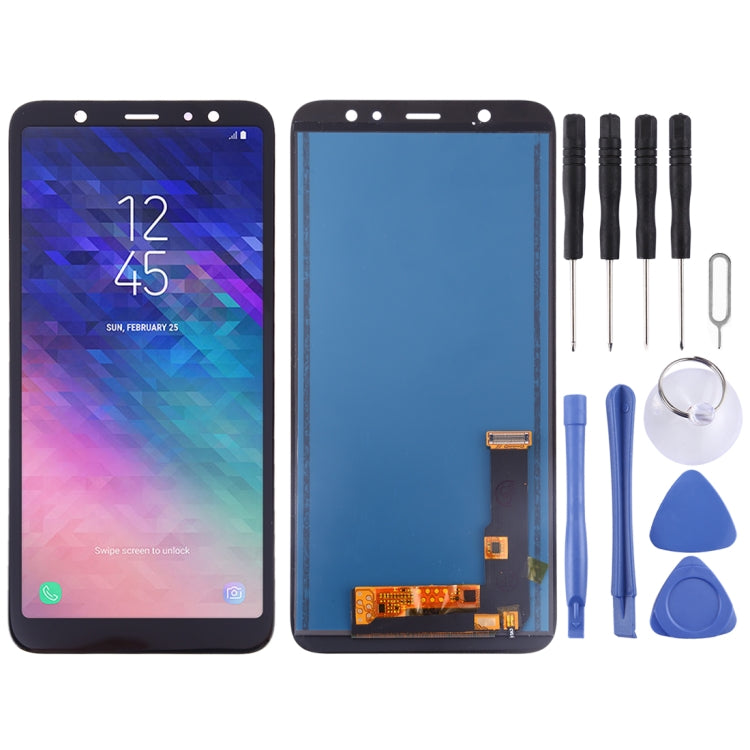 TFT LCD Screen for Galaxy A6+ (2018) With Digitizer Full Assembly (Black) - free shipping - PMc TechLife - Order now!