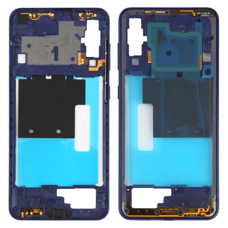 For Samsung Galaxy A60  Middle Frame Bezel Plate (Blue) - Frame Bezel Plate by PMC Jewellery | Online Shopping South Africa | PMC Jewellery | Buy Now Pay Later Mobicred