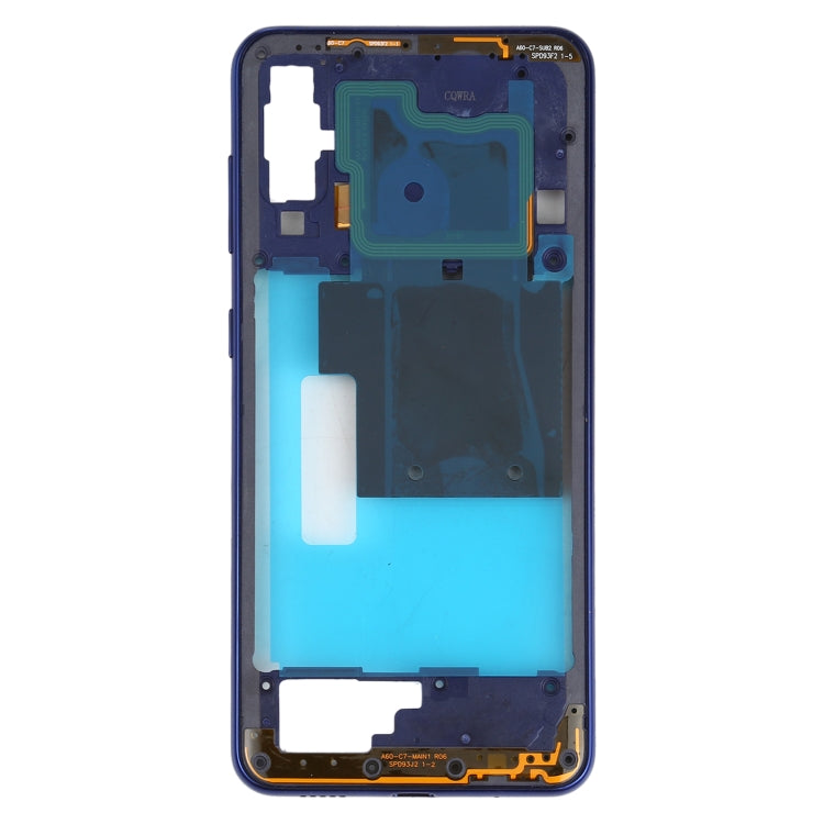 For Samsung Galaxy A60  Middle Frame Bezel Plate (Blue) - Frame Bezel Plate by PMC Jewellery | Online Shopping South Africa | PMC Jewellery | Buy Now Pay Later Mobicred
