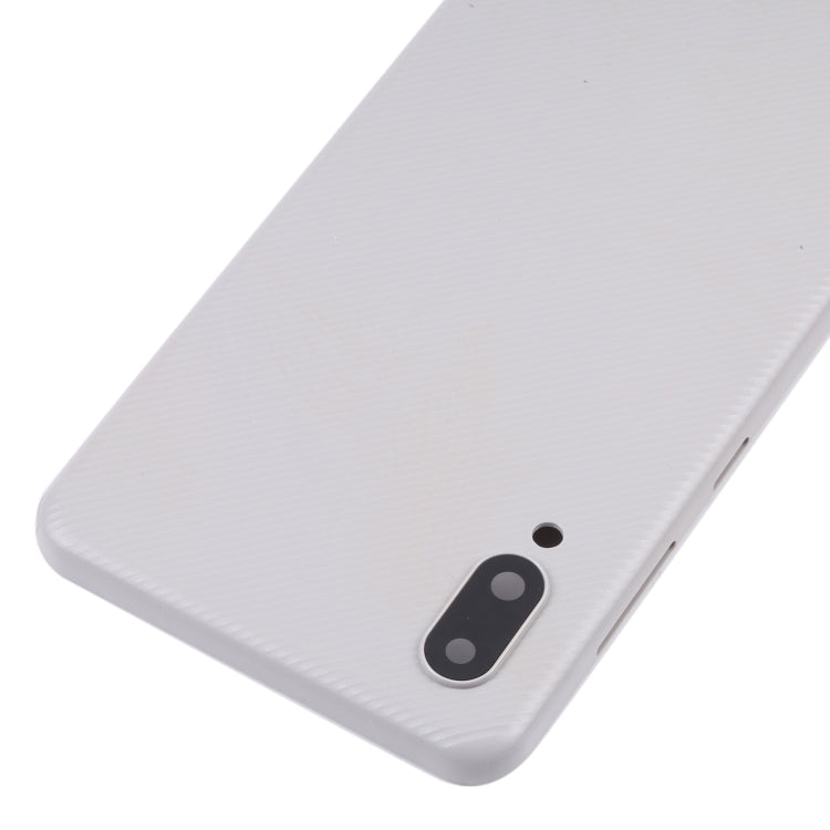 For Samsung Galaxy A02 Battery Back Cover with Camera Lens Cover (White) - free shipping - PMc TechLife - Order now!