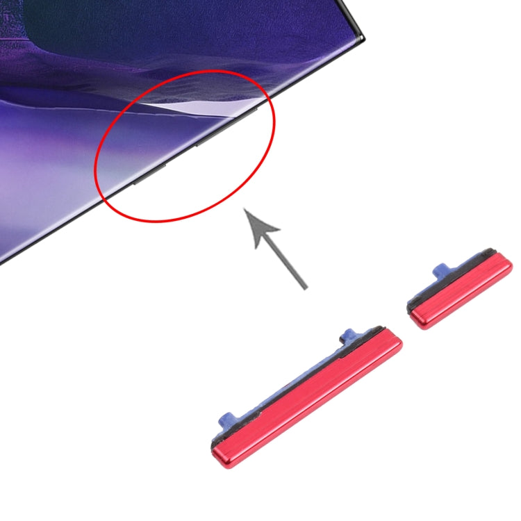 For Samsung Galaxy Note20 Ultra Power Button and Volume Control Button(Red) - free shipping - PMc TechLife - Order now!
