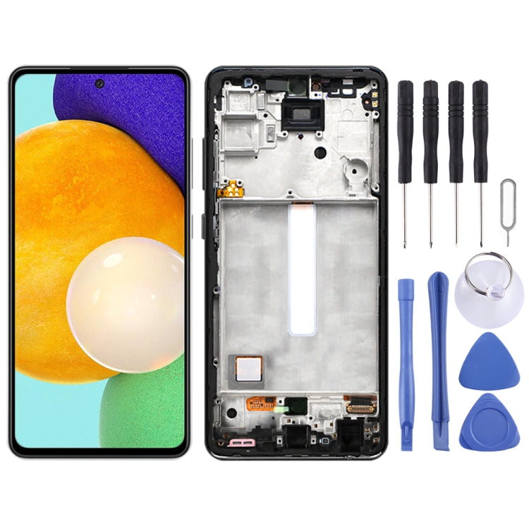 Original Super AMOLED LCD Screen for Samsung Galaxy A52 SM-A526(5G Version) Digitizer Full Assembly With Frame - free shipping - PMc TechLife - Order now!