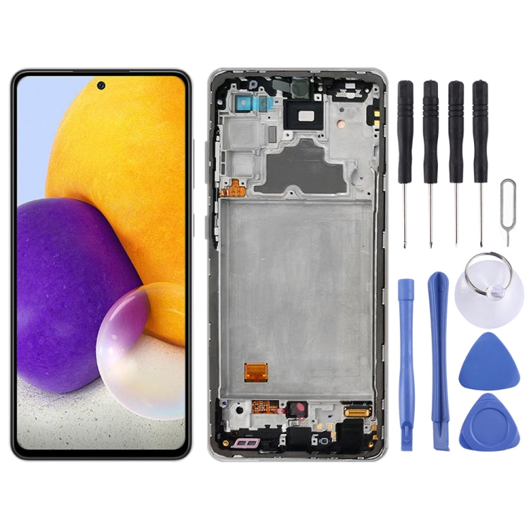 Original Super AMOLED LCD Screen for Samsung Galaxy A72 SM-A725(4G Version) Digitizer Full Assembly With Frame - free shipping - PMc TechLife - Order now!