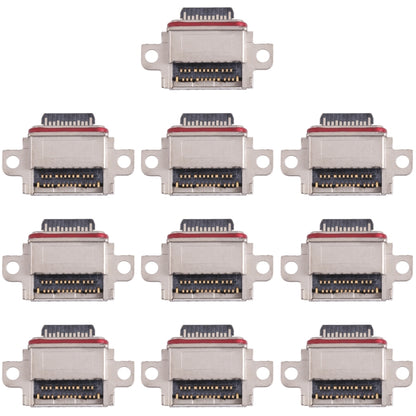 10pcs Charging Port Connector for Samsung Galaxy Note10+ / Note10+ 5G SM-N975F, SM-N975U, SM-N9750, SM-N975U1, SM-N975W, SM-N975N, SM-N975X, SCV45, SM-N976F, SM-N976U, SM-N976, SM-N976B, SM-N976N, SM-N976V, SM-N9760, SM-N976Q - Single Tail Connector by PMC Jewellery | Online Shopping South Africa | PMC Jewellery | Buy Now Pay Later Mobicred