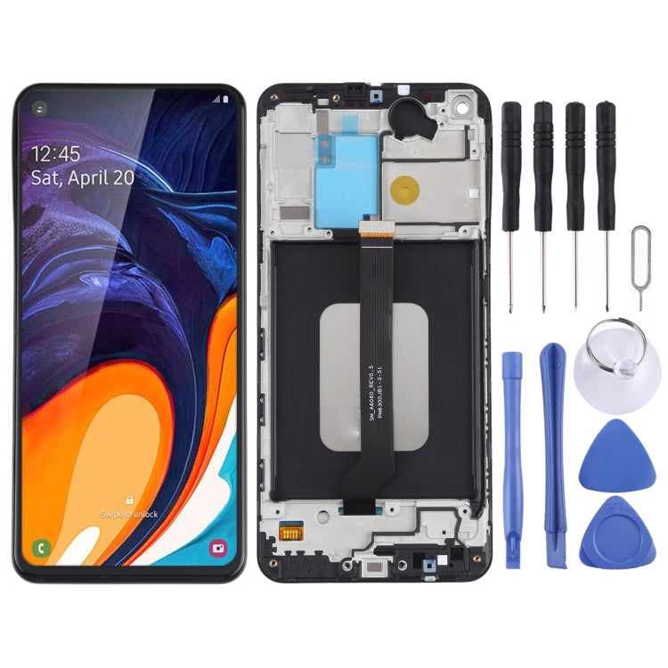 Original LCD Screen for Samsung Galaxy A60 SM-A606 Digitizer Full Assembly with Frame (Black) - free shipping - PMc TechLife - Order now!