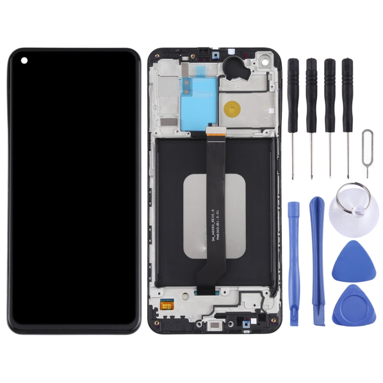 Original LCD Screen for Samsung Galaxy A60 SM-A606 Digitizer Full Assembly with Frame (Black) - free shipping - PMc TechLife - Order now!
