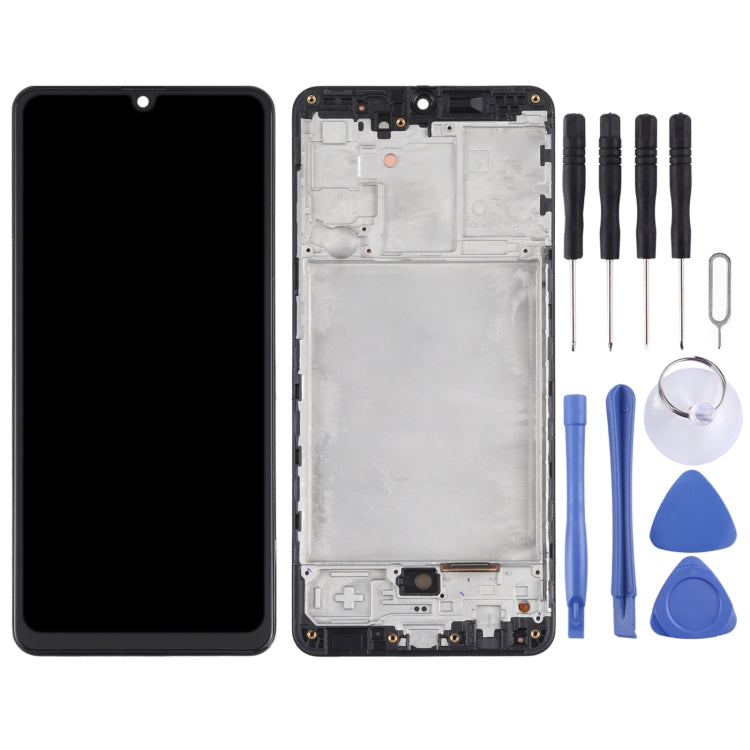 Original Super AMOLED LCD Screen for Samsung Galaxy A31 SM-A315 Digitizer Full Assembly with Frame (Black) - free shipping - PMc TechLife - Order now!