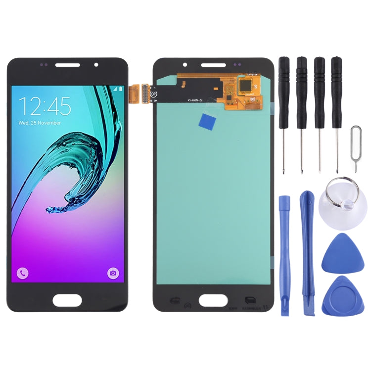 OLED LCD Screen for Samsung Galaxy A5 (2016) SM-A510 With Digitizer Full Assembly (Black) - free shipping - PMc TechLife - Order now!