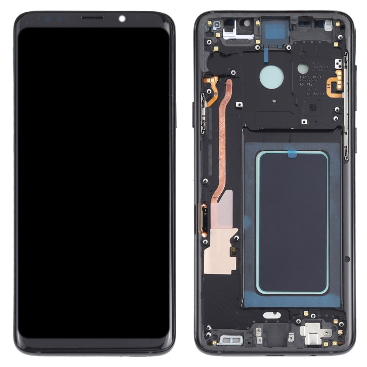 OLED LCD Screen for Samsung Galaxy S9+ SM-G965 Digitizer Full Assembly with Frame (Black) - free shipping - PMc TechLife - Order now!
