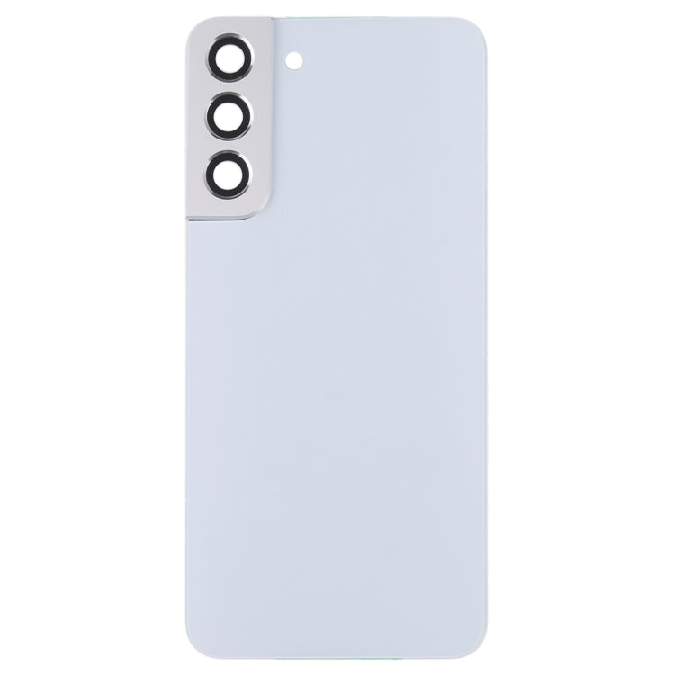 For Samsung Galaxy S22+ 5G SM-S906B Battery Back Cover with Camera Lens Cover (White) - Back Cover by PMC Jewellery | Online Shopping South Africa | PMC Jewellery | Buy Now Pay Later Mobicred