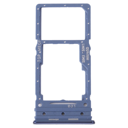 For Samsung Galaxy M53 SM-M536B Original SIM Card Tray + Micro SD Card Tray (Blue) - Card Socket by PMC Jewellery | Online Shopping South Africa | PMC Jewellery | Buy Now Pay Later Mobicred