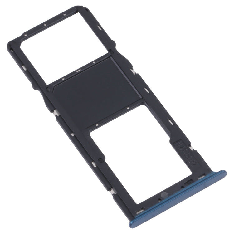 For Samsung Galaxy A03s SM-A037U Original SIM Card Tray + Micro SD card tray (Blue) - free shipping - PMc TechLife - Order now!