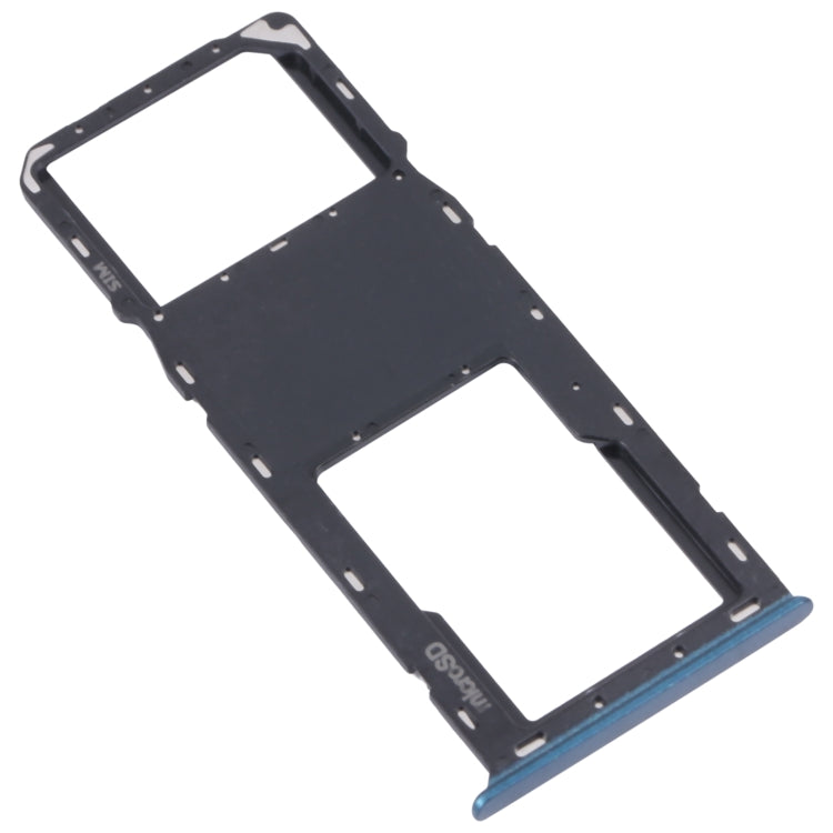 For Samsung Galaxy A03s SM-A037U Original SIM Card Tray + Micro SD card tray (Blue) - free shipping - PMc TechLife - Order now!