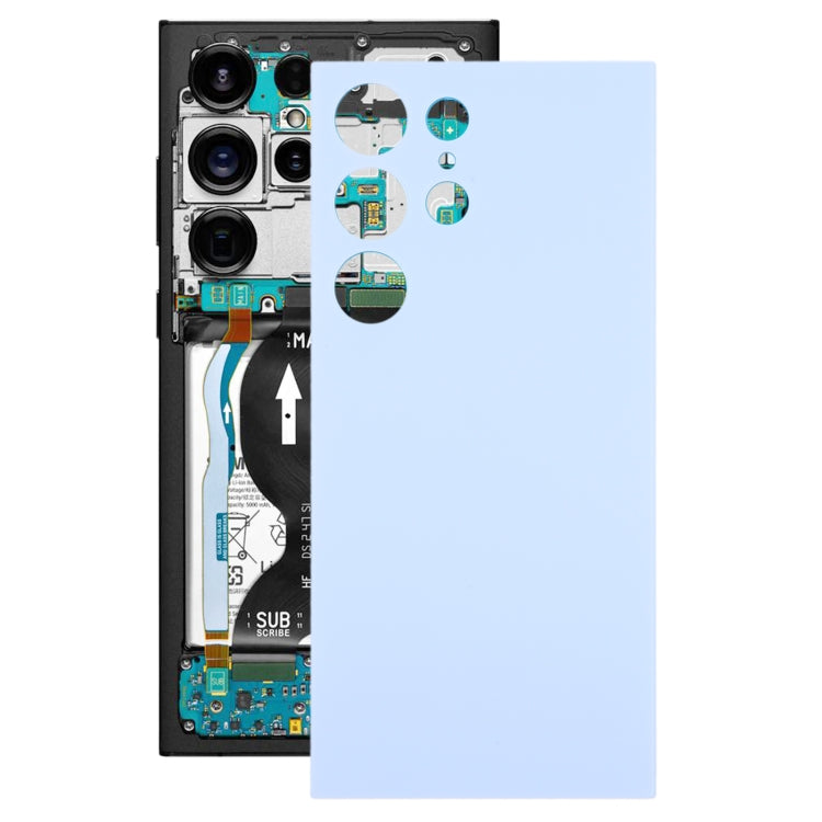 For Samsung Galaxy S24 Ultra SM-S928B OEM Battery Back Cover(Blue) - free shipping - PMc TechLife - Order now!