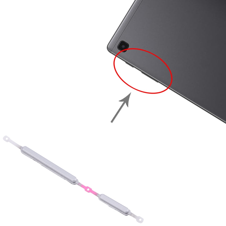 For Samsung Galaxy Tab A7 Lite SM-T225 Original Power Button and Volume Control Button (Silver) - free shipping - PMc TechLife - Order now!