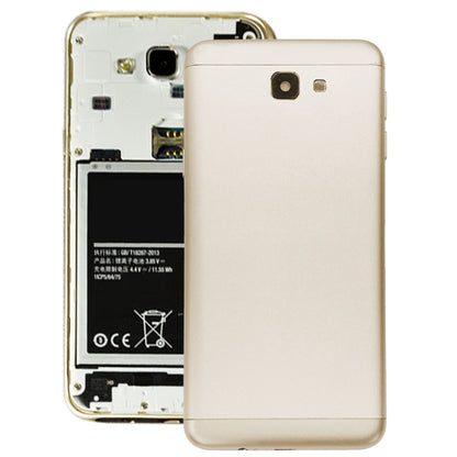 For Galaxy J7 Prime, G610F, G610F/DS, G610F/DD, G610M, G610M/DS, G610Y/DS, ON7(2016) Back Cover (Gold) - Back Cover by PMC Jewellery | Online Shopping South Africa | PMC Jewellery | Buy Now Pay Later Mobicred
