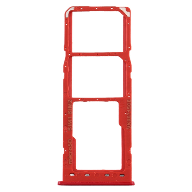 For Galaxy A10 SIM Card Tray + SIM Card Tray + Micro SD Card Tray (Red) - free shipping - PMc TechLife - Order now!