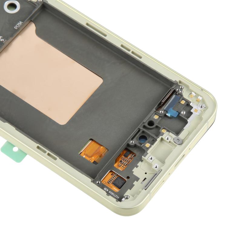 For Samsung Galaxy A55 SM-A556B Original LCD Screen Digitizer Full Assembly with Frame (Light Green) - free shipping - PMc TechLife - Order now!