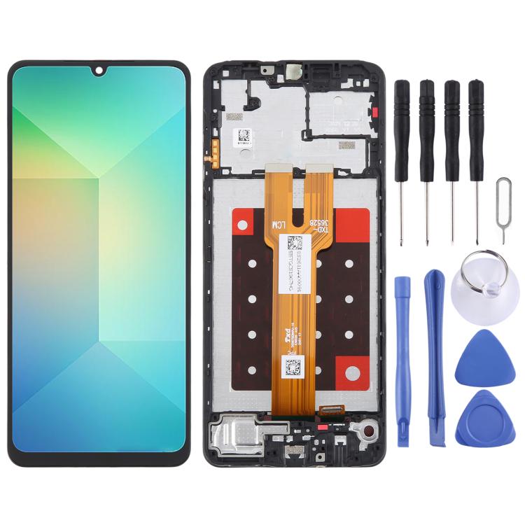 For Samsung Galaxy A06 5G LCD Screen Digitizer Full Assembly with Frame - free shipping - PMC TechLife - Order now!