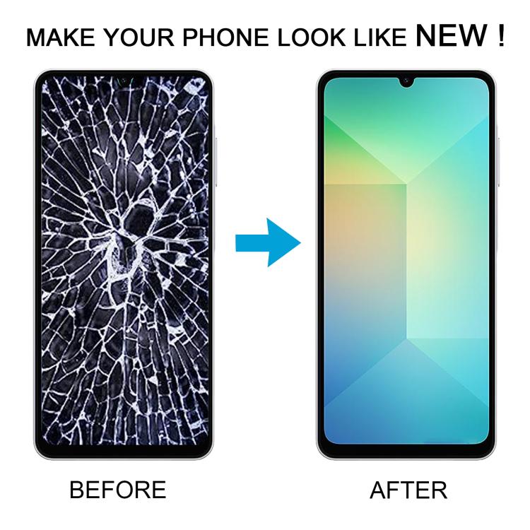 For Samsung Galaxy A06 5G LCD Screen Digitizer Full Assembly with Frame - free shipping - PMC TechLife - Order now!