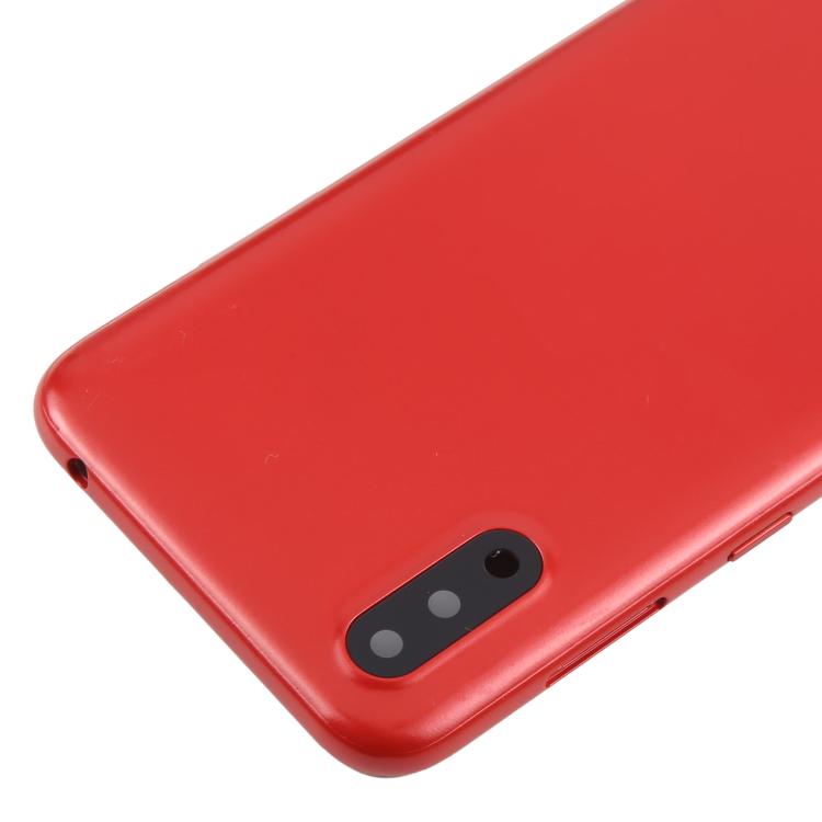 For Samsung Galaxy A01 SM-A015F Back Cover with Camera Lens Cover(Red) - free shipping - PMC TechLife - Order now!