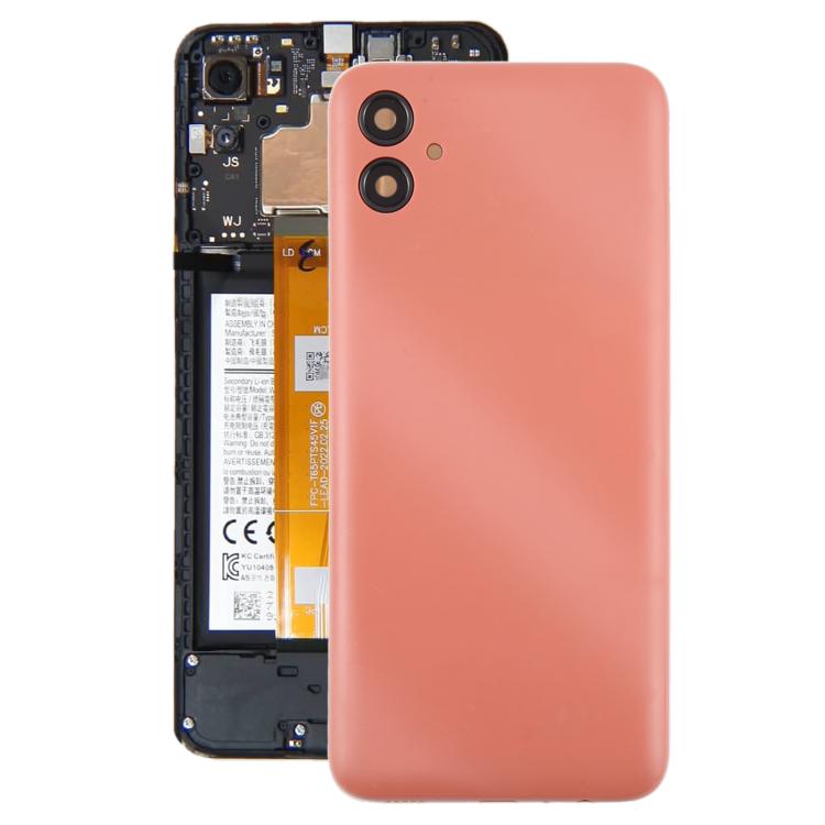 For Samsung Galaxy A04e SM-A042F Back Cover with Camera Lens Cover(Pink) - free shipping - PMC TechLife - Order now!